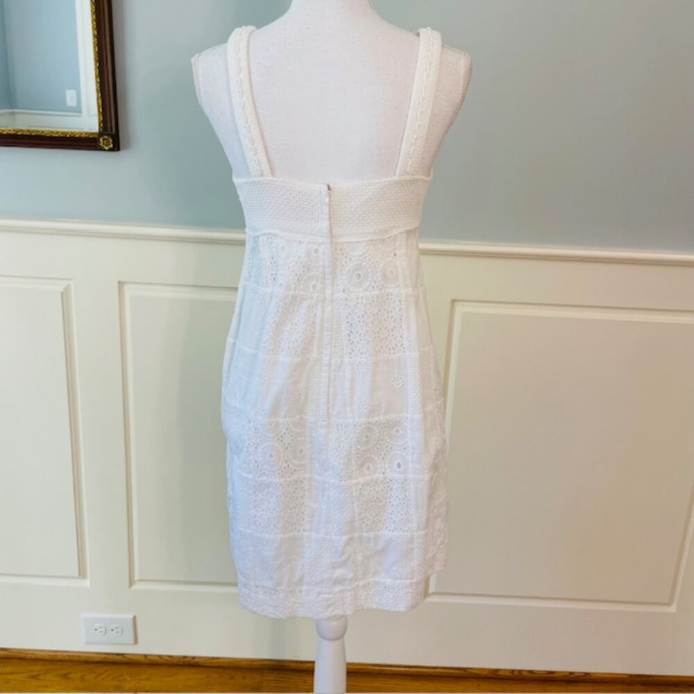 Lilly Pulitzer White Eyelet Patchwork Shift Sundr… - image 5